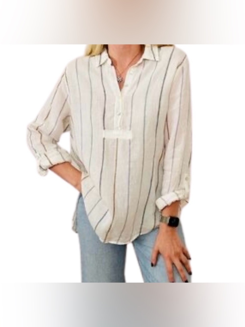Artisan NY 100% Linen Shirt